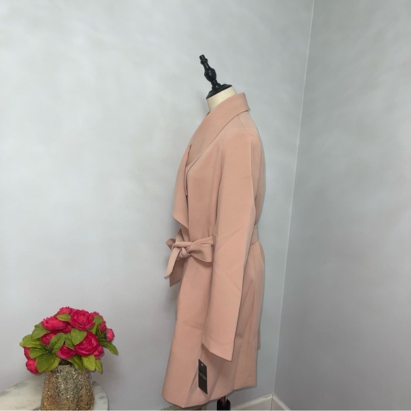 Lauren Ralph Lauren Blush Light Belted Jacket / Coat - Size Large - New With Tag - Picture 8 of 16